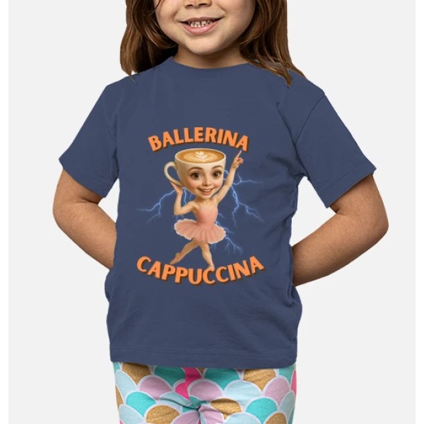 Ballerina Cappuccina camiseta niu00f1o