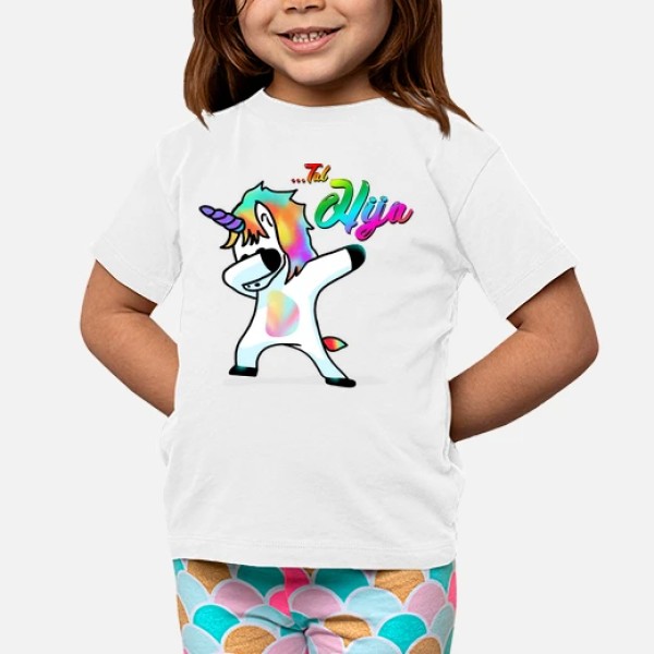 Tal Hija - Niu00f1o, manga corta, blanco