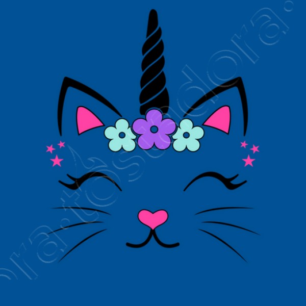 Camiseta Gata Unicornio Fantasu00eda Divertidas Graciosa Infantiles Animales