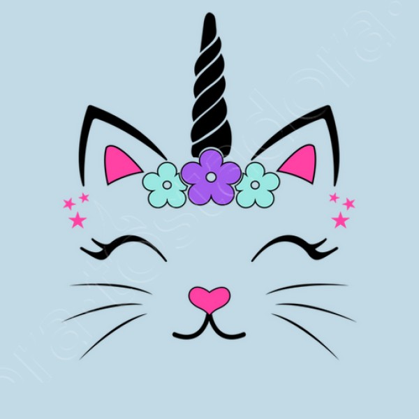 Camiseta Gata Unicornio Fantasu00eda Divertidas Graciosa Infantiles Animales