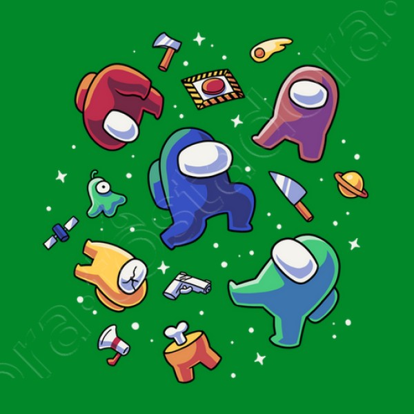 Impostors in Space - Among Us Crewmates
