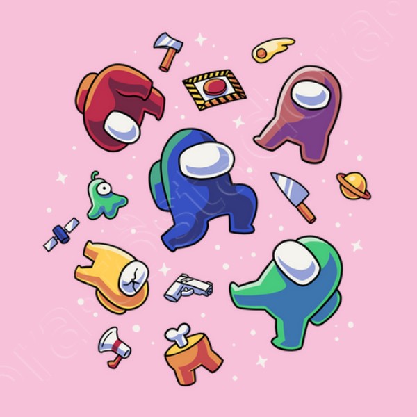 Impostors in Space - Among Us Crewmates