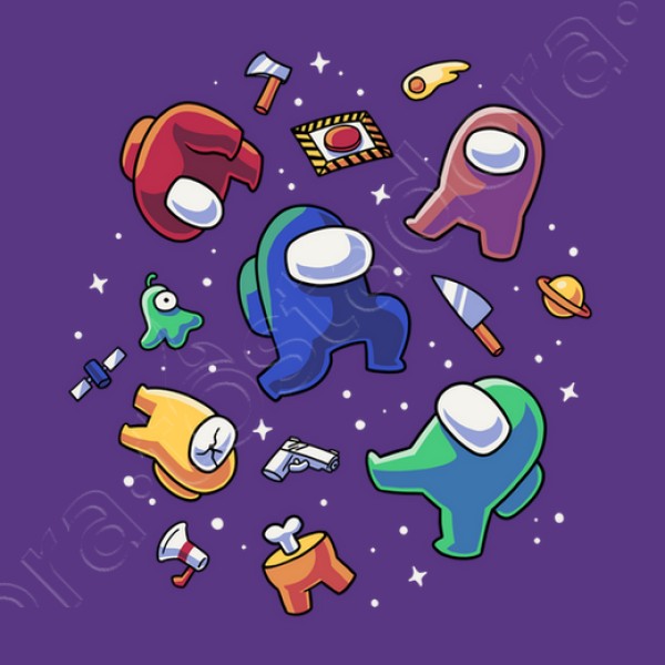 Impostors in Space - Among Us Crewmates