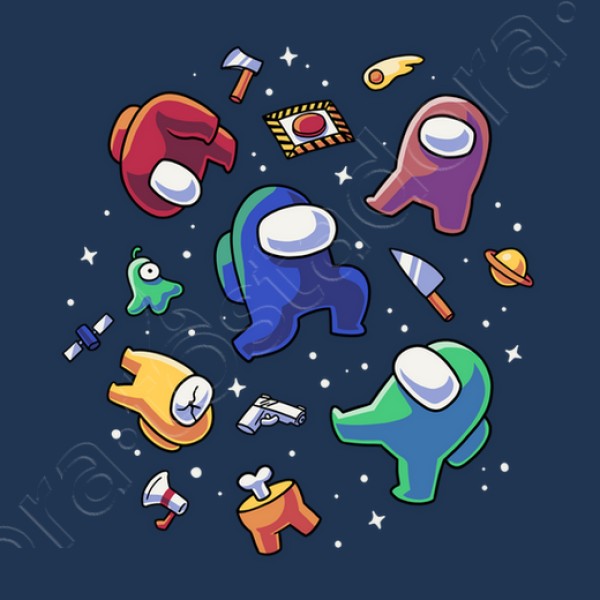 Impostors in Space - Among Us Crewmates