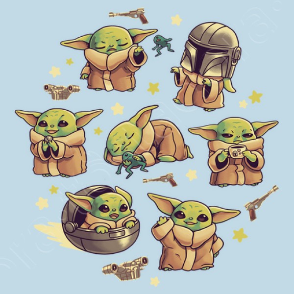 Baby Yoda Mandalorian Cute Child Kawaii