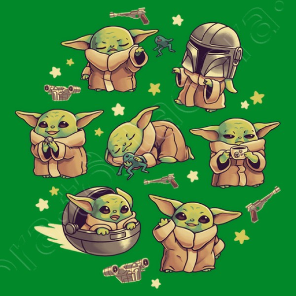 Baby Yoda Mandalorian Cute Child Kawaii
