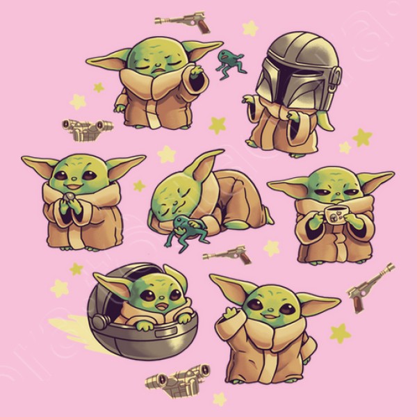 Baby Yoda Mandalorian Cute Child Kawaii