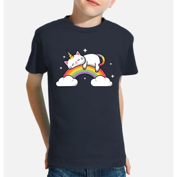 gato unicornio tomando una siesta