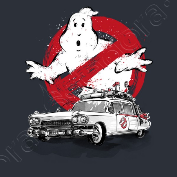 Ecto-1 sumi-e