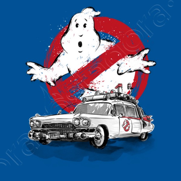 Ecto-1 sumi-e