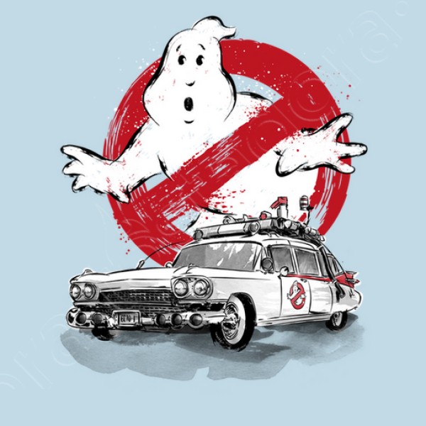 Ecto-1 sumi-e
