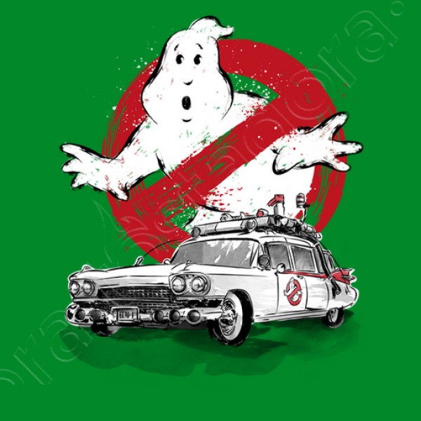 Ecto-1 sumi-e