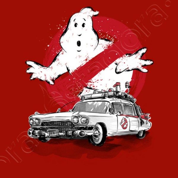 Ecto-1 sumi-e