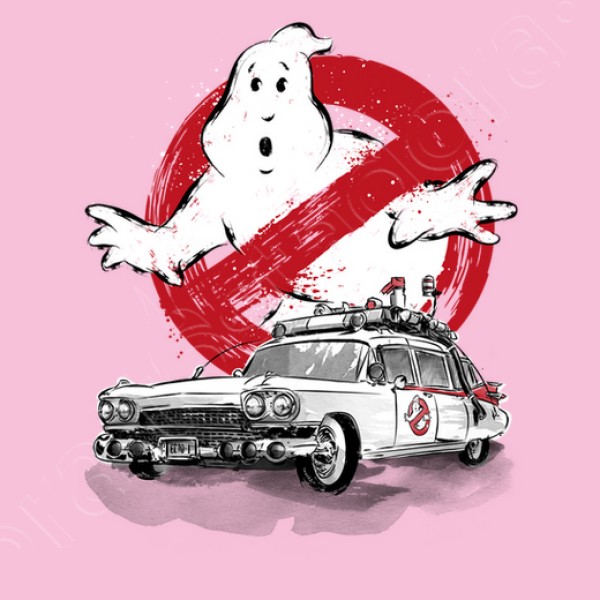 Ecto-1 sumi-e