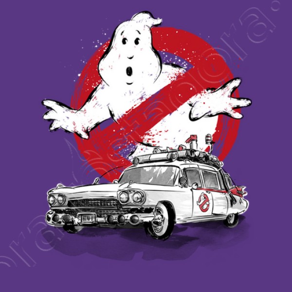 Ecto-1 sumi-e