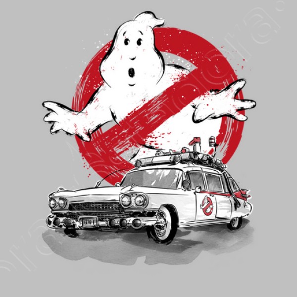 Ecto-1 sumi-e