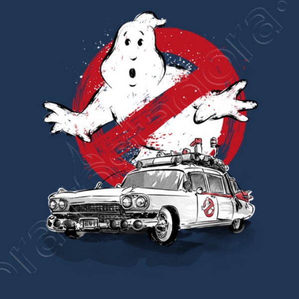 Ecto-1 sumi-e