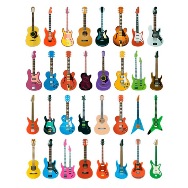 Colecciu00f3n De Guitarras Guitarrista Mu00fasica Rock Heavy Metal