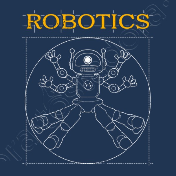 Robotics Robu00f3tica Robot Inteligencia Artificial IA Tecnologu00eda Hombre De Vitruvio Friki