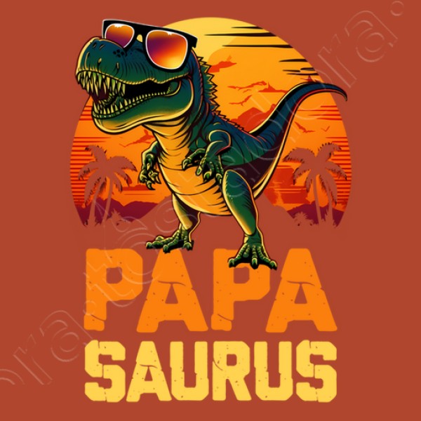 Papa Saurus Du00eda Del Padre Regalo Papu00e1 Papasaurio