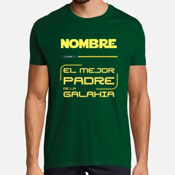 El mejor padre de la galaxia - nombre p regalos dia del padre infantil
