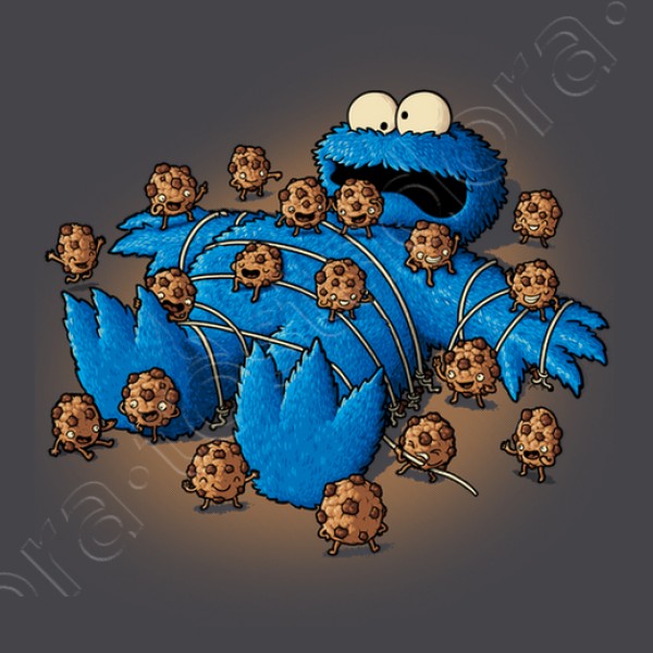 Camiseta divertida Gulliver monster