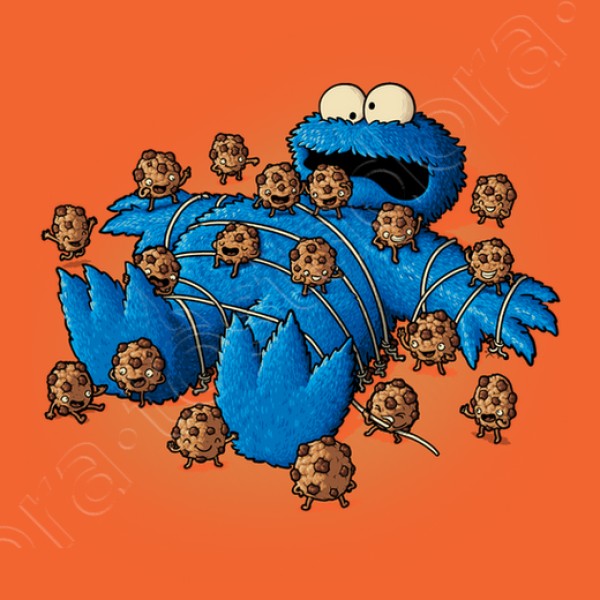 Camiseta divertida Gulliver monster