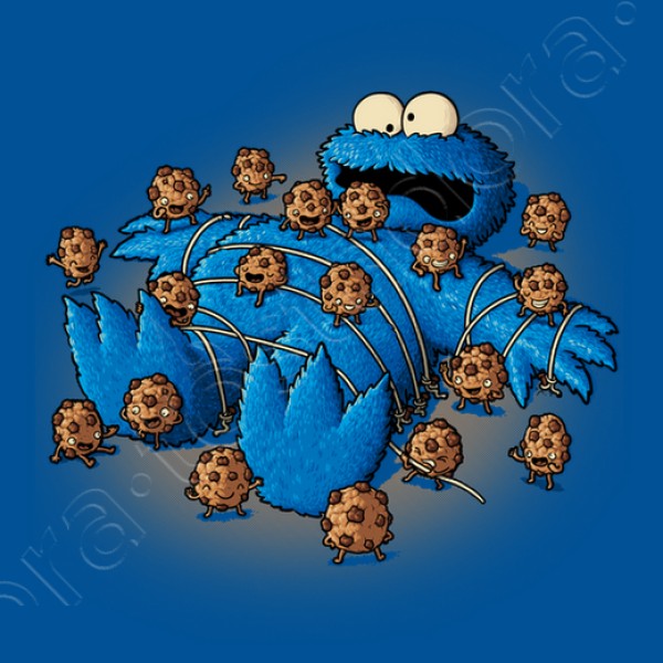 Camiseta divertida Gulliver monster
