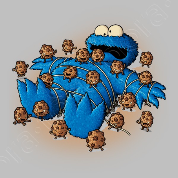 Camiseta divertida Gulliver monster