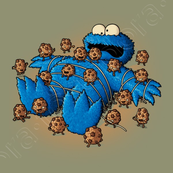 Camiseta divertida Gulliver monster