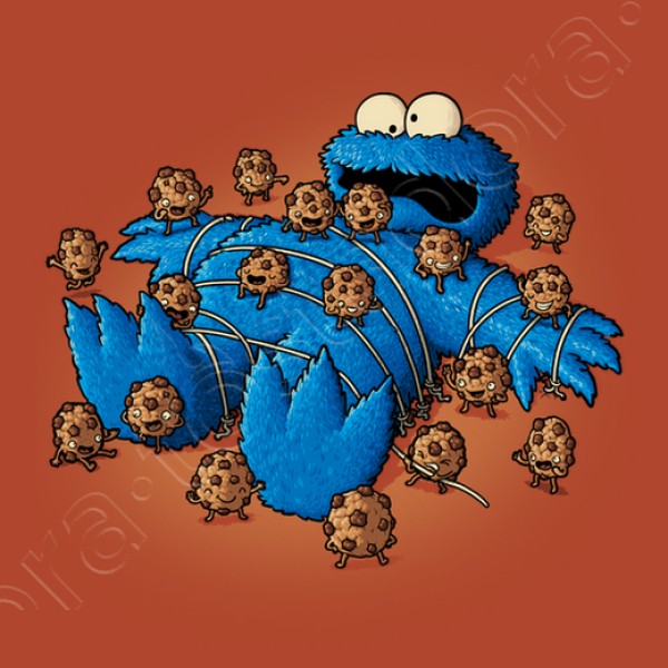 Camiseta divertida Gulliver monster