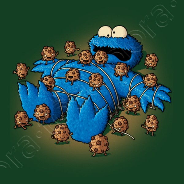 Camiseta divertida Gulliver monster