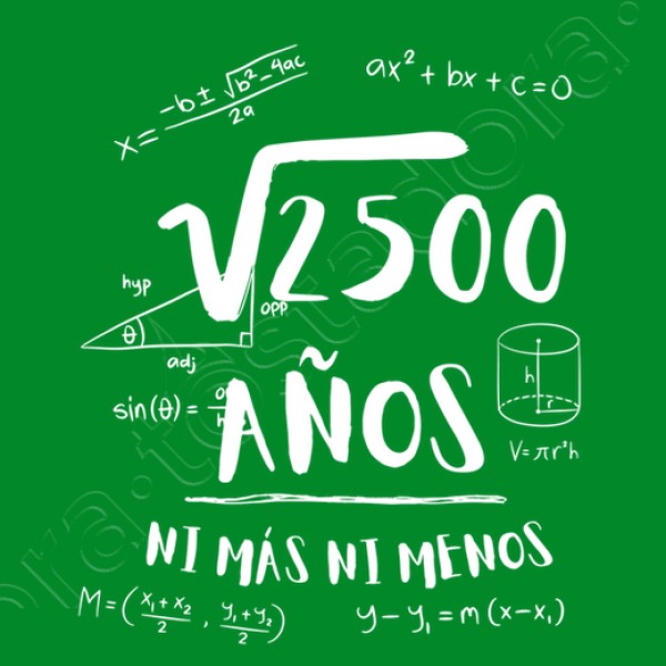 50 au00f1os ni mu00e1s ni menos