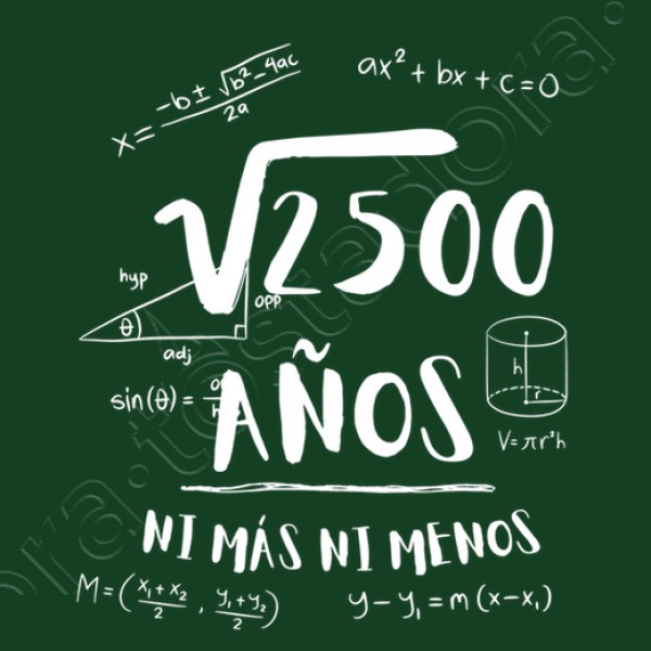 50 au00f1os ni mu00e1s ni menos