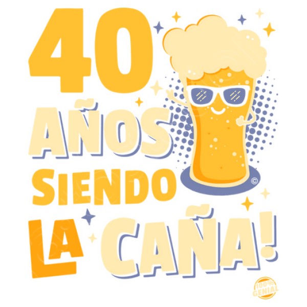 40 au00f1os siendo la cau00f1a