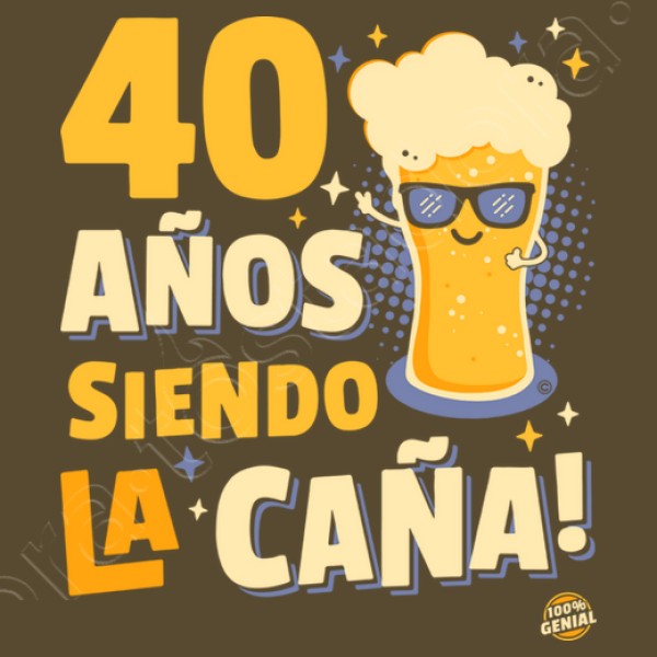40 au00f1os siendo la cau00f1a