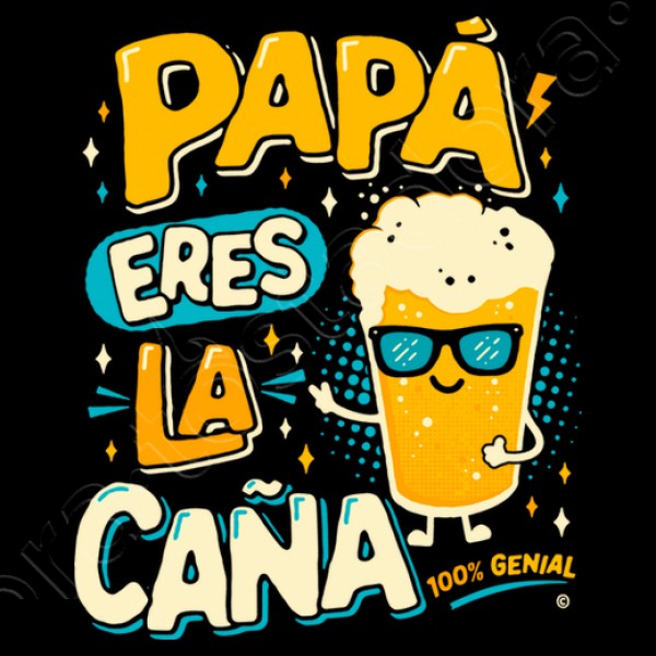 Papu00e1 eres la cau00f1a regalo original dia padre