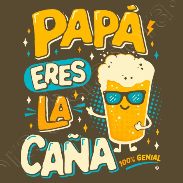 Papu00e1 eres la cau00f1a regalo original dia padre
