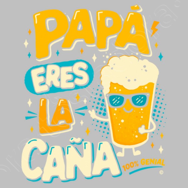 Papu00e1 eres la cau00f1a regalo original dia padre