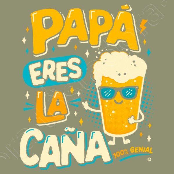 Papu00e1 eres la cau00f1a regalo original dia padre
