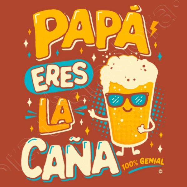 Papu00e1 eres la cau00f1a regalo original dia padre
