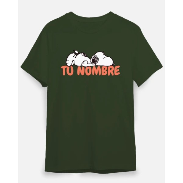 Snoopy con tu nombre