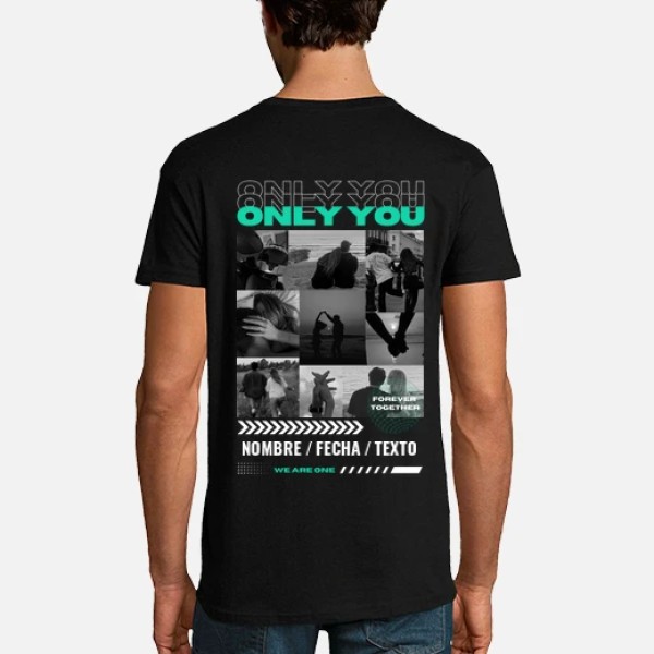 camiseta only you foto personalizable