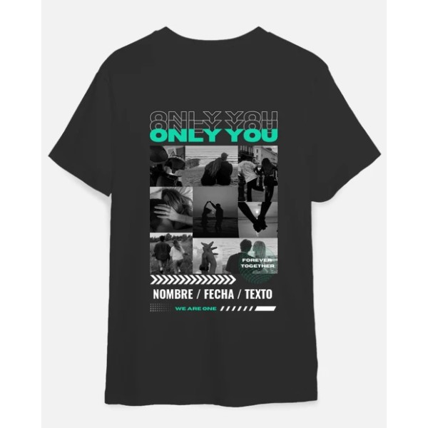 camiseta only you foto personalizable