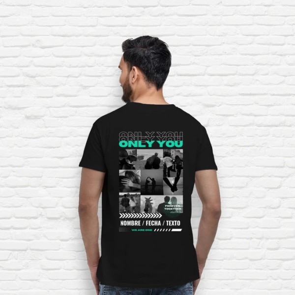 camiseta only you foto personalizable
