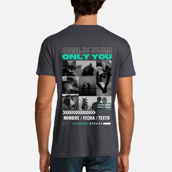 camiseta only you foto personalizable