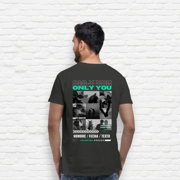 camiseta only you foto personalizable