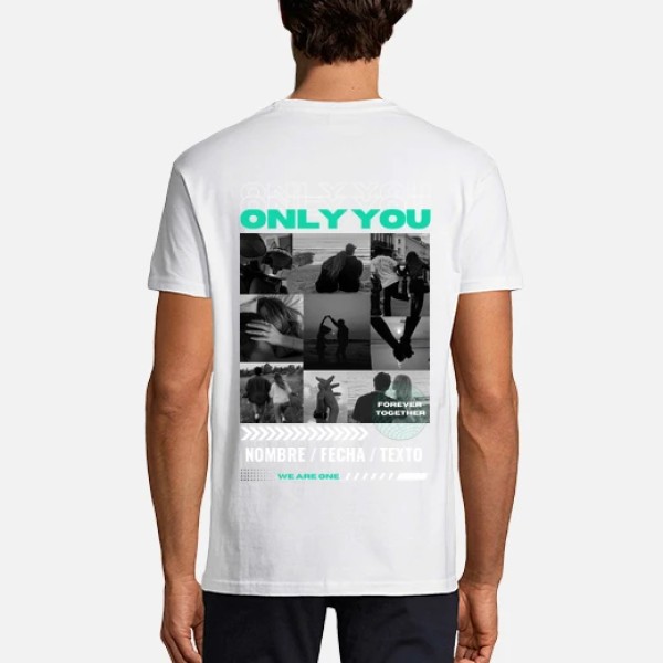 camiseta only you foto personalizable