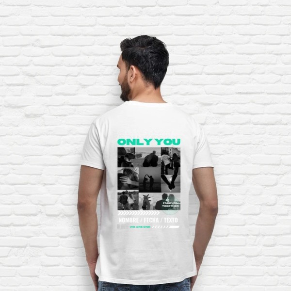 camiseta only you foto personalizable