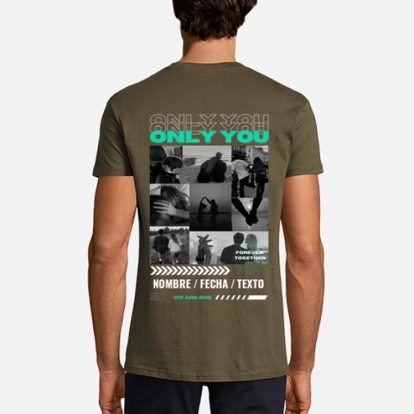 camiseta only you foto personalizable